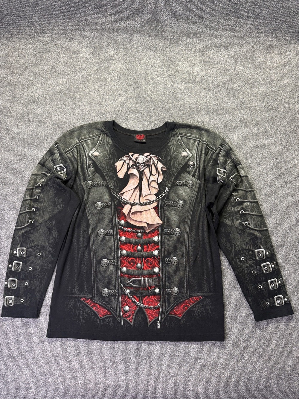 Goth Wrap Allover Long-Sleeve T-Shirt